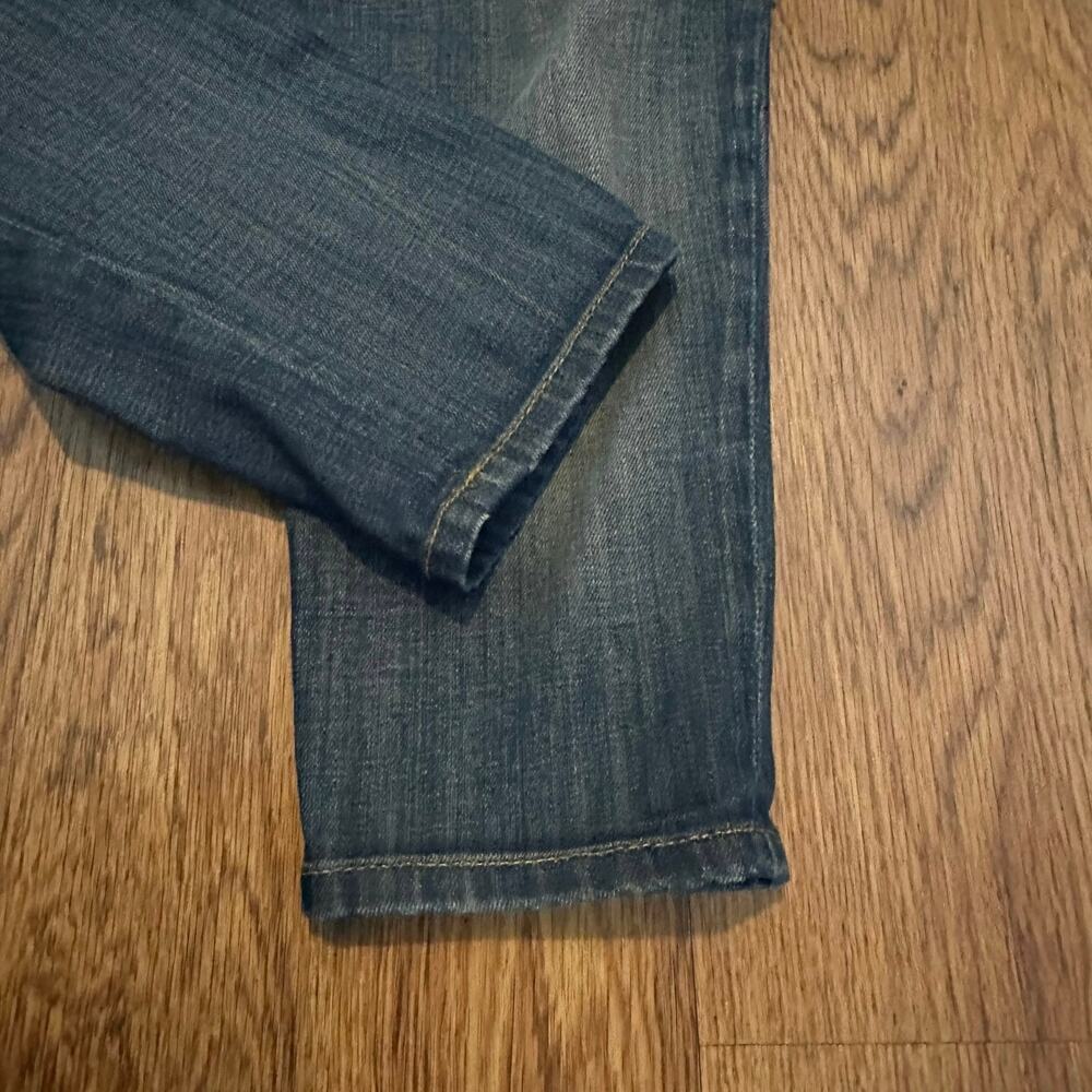 R13 blue harem denim jeans cropped pleated pants sz 24 unique rare made in Italy - Picture 11 of 14